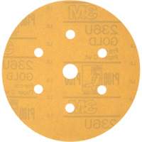Disque de ponçage antipoussi&egrave;re Hookit, dia 6", Grain P180, Oxyde d'aluminium, Poids C Maritime Industrial Rubber