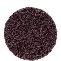 Disque de brossage et de finition Roloc Scotch-Brite, 3" dia., Grain Moyen, Carbure de silicium Maritime Industrial Rubber