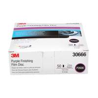 Hookit Finishing Film Disc, 6" Dia., P2000 Grit, Aluminum Oxide, Film Maritime Industrial Rubber