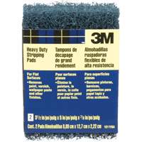 Heavy-Duty Stripping Pads, Aluminum Oxide, 3-1/2" x 5", Coarse Grit Maritime Industrial Rubber