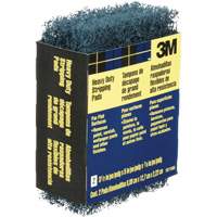 Heavy-Duty Stripping Pads, Aluminum Oxide, 3-1/2" x 5", Coarse Grit Maritime Industrial Rubber