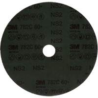 Disque en fibre 782C, C&eacute;ramique, 60+, 7" Dia x 7/8" Arbre Maritime Industrial Rubber