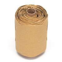 Disque abrasif dor&eacute; en rouleau de papier Stikit, 5" dia., Grain P220, Oxyde d'aluminium Maritime Industrial Rubber