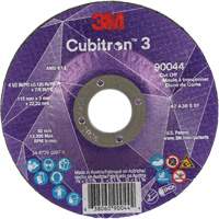 Cubitron 3 Cut-Off Wheel, 4-1/2" x 1/8", 7/8" Arbor, Type T27, Ceramic, 13300 RPM Maritime Industrial Rubber
