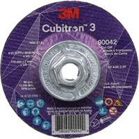 Cubitron 3 Cut-Off Wheel, 4-1/2" x 0.09", 5/8"-11 Arbor, Type T27, Ceramic, 13300 RPM Maritime Industrial Rubber
