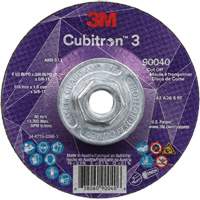 Cubitron 3 Cut-Off Wheel, 4-1/2" x 0.045", 5/8"-11 Arbor, Type T27, Ceramic, 13300 RPM Maritime Industrial Rubber