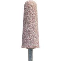 Quantum 5NQM Vitrified Bond Mounted Point, 1" Dia., 36 Grit, Ceramic Alumina Maritime Industrial Rubber