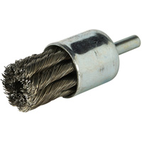 Brosse &agrave; fils nou&eacute;s avec moyeu, 3/4" dia. x 1/4" arbre Maritime Industrial Rubber