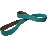 Cloth Sanding Belt, 3/4" W x 18" L, Zirconia Alumina, 40 Grit Maritime Industrial Rubber