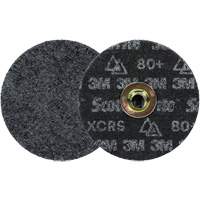 Scotch-Brite Precision Heavy-Duty Surface Conditioning Quick Change Disc, HD-DN, 5" Dia., 80+ Grit, Ceramic Maritime Industrial Rubber