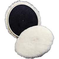 Finesse-it Natural Buffing Pad 82531, 7" Dia., Wool Maritime Industrial Rubber