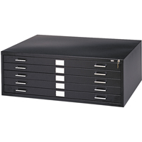 Classeurs en acier pour plans, 5 Tiroirs, 40-3/8" la x 29-3/8" p x 16-1/2" h Maritime Industrial Rubber