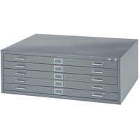 Classeurs en acier pour plans, 5 Tiroirs, 40-3/8" la x 29-3/8" p x 16-1/2" h Maritime Industrial Rubber