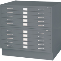 Classeurs en acier pour plans, 5 Tiroirs, 40-3/8" la x 29-3/8" p x 16-1/2" h Maritime Industrial Rubber