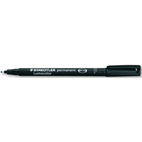 Lumocolor&reg; Permanent Markers, Black, Fine Tip Maritime Industrial Rubber
