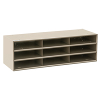 Data Organizers, Stationary, 15 Slots, Steel, 33-3/4" W x 11 5/8" D x 17 3/4" H Maritime Industrial Rubber