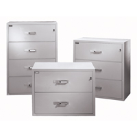 Fire Resistant Filing Cabinets, Steel, 4 Drawers, 38-3/4" W x 23-1/2" D x 55" H, Black Maritime Industrial Rubber