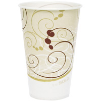 Disposable Cups, Paper, 12 oz., Multi-Colour Maritime Industrial Rubber
