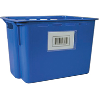 Porte-&eacute;tiquettes Bin Buddy, Autocollant, 1" lo x 3" la Maritime Industrial Rubber