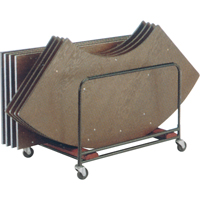 Edge Stacking Table Caddies, 49" W x 31.25" D x 32.25" H Maritime Industrial Rubber