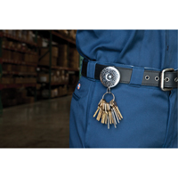 D&eacute;rouleurs autor&eacute;tractables originaux #485-HDK, Chrome, C&acirc;ble 48", Fixation Agrafe de ceinture Maritime Industrial Rubber