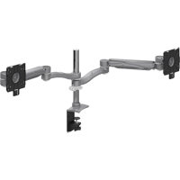 Dual Screen Height Adjustable Monitor Arms Maritime Industrial Rubber