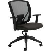 Chaises de travail, Tissu, Charbon, Capacit&eacute; 300 lb Maritime Industrial Rubber