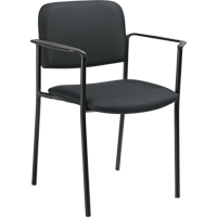 Chaises empilables, Tissu, Hauteur 32", Capacit&eacute; 300 lb, Charbon Maritime Industrial Rubber