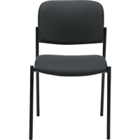 Chaises sans accoudoirs empilables, Tissu, Hauteur 32", Capacit&eacute; 300 lb, Charbon Maritime Industrial Rubber