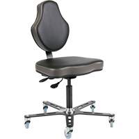 Chaise ergonomique &agrave; inclinaison r&eacute;glable Vega, Mobile, Ajustable Hauteur Maritime Industrial Rubber