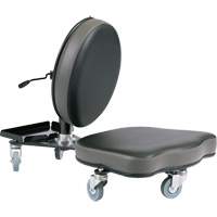 Flex Ergonomic Chair, Vinyl, Black/Grey Maritime Industrial Rubber