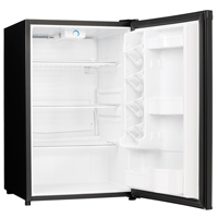 Compact Refrigerator, 32-11/16" H x 20-11/16" W x 20-7/8" D, 4.4 cu. ft. Capacity Maritime Industrial Rubber