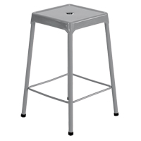 Tabouret en acier pour comptoir Safco, Stationnaire, Fixe Hauteur, Capacit&eacute; 250 lb Maritime Industrial Rubber