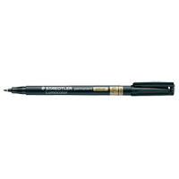 Lumocolor&reg; Permanent Marker, Black, Fine Tip Maritime Industrial Rubber