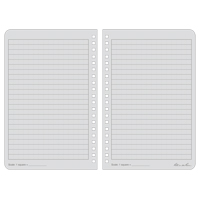 Side-Spiral Notebook, Soft Cover, Black, 64 Pages, 4-5/8" W x 7" L Maritime Industrial Rubber