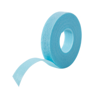 One-Wrap&reg; Cable Management Tape, Hook & Loop, 25 yds x 3/4", Self-Grip, Aqua Maritime Industrial Rubber