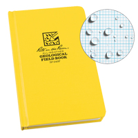 Bound Book, Hard Cover, Yellow, 160 Pages, 4-5/8" W x 7-1/4" L Maritime Industrial Rubber