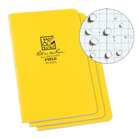 Notebook, Soft Cover, Yellow, 48 Pages, 4-5/8" W x 7" L Maritime Industrial Rubber