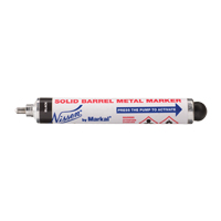 Solid Barrel Metal Marker, Black, Marker Maritime Industrial Rubber