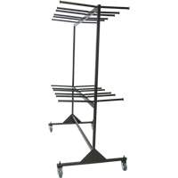 Chariot pour chaises pliantes &agrave; deux c&ocirc;t&eacute;s Maritime Industrial Rubber