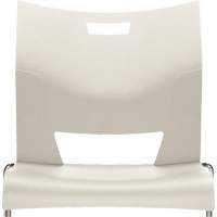Chaise de formation sans bras Duet, Plastique, Hauteur 33-1/4", Capacit&eacute; 350 lb, Blanc Maritime Industrial Rubber