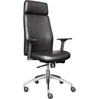 Fauteuil de cadre &agrave; dossier &eacute;lev&eacute; s&eacute;rie Activ, Polyur&eacute;thane/Vinyle, Noir, Capacit&eacute; 275 lb Maritime Industrial Rubber