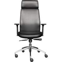 Fauteuil de cadre &agrave; dossier &eacute;lev&eacute; s&eacute;rie Activ, Polyur&eacute;thane/Vinyle, Noir, Capacit&eacute; 275 lb Maritime Industrial Rubber