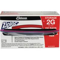 Ziploc&reg; Double Zip Food Storage Bags Maritime Industrial Rubber