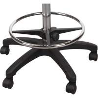 Heavy-Duty Ergonomic Stool, Mobile, Adjustable Height, 250 lbs. Capacity Maritime Industrial Rubber