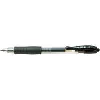 G2 Gel Pen, Black, 0.5 mm, Retractable Maritime Industrial Rubber