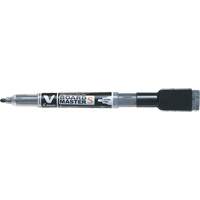 Vboard Master S White Board Marker with Eraser, Blue, Fine Tip Maritime Industrial Rubber