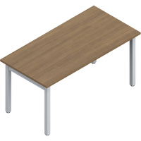 Table bureau Newland, 29-7/10" lo x 60" la x 29-3/5" h, Cerise Maritime Industrial Rubber