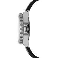 Large Diver's Automatic Watch, Digital, Battery Operated, 41 mm, Black Maritime Industrial Rubber
