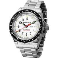 Arctic Edition Jumbo Day/Date Automatic with Stainless Steel Bracelet, Digital, Battery Operated, 46 mm, Silver Maritime Industrial Rubber